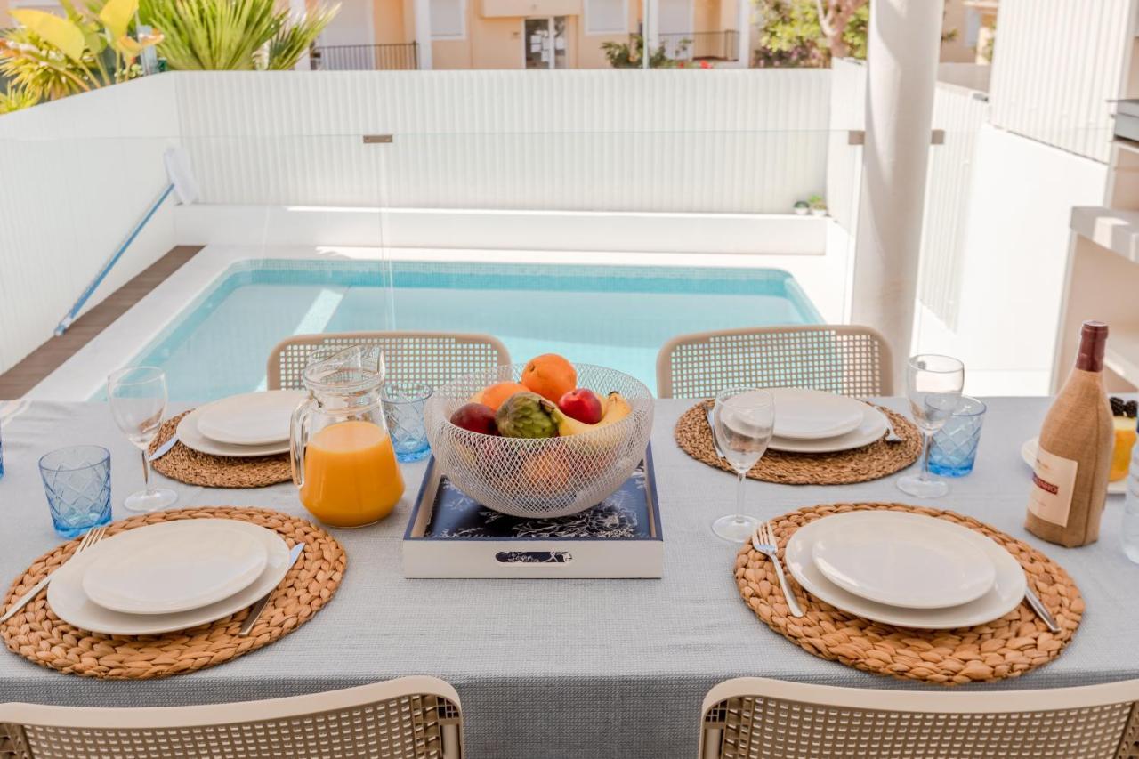 Seascape Villa Private Pool & Rooftop Jacuzzi With Sea View Near Manta Rota Beach Vila Nova de Cacela Exterior photo